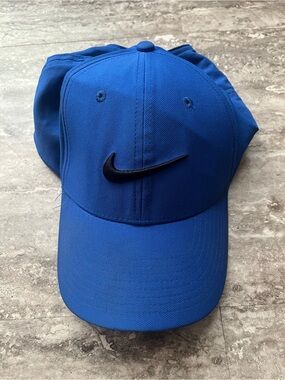Nike Royal Blue Baseball Cap with Black Swoosh